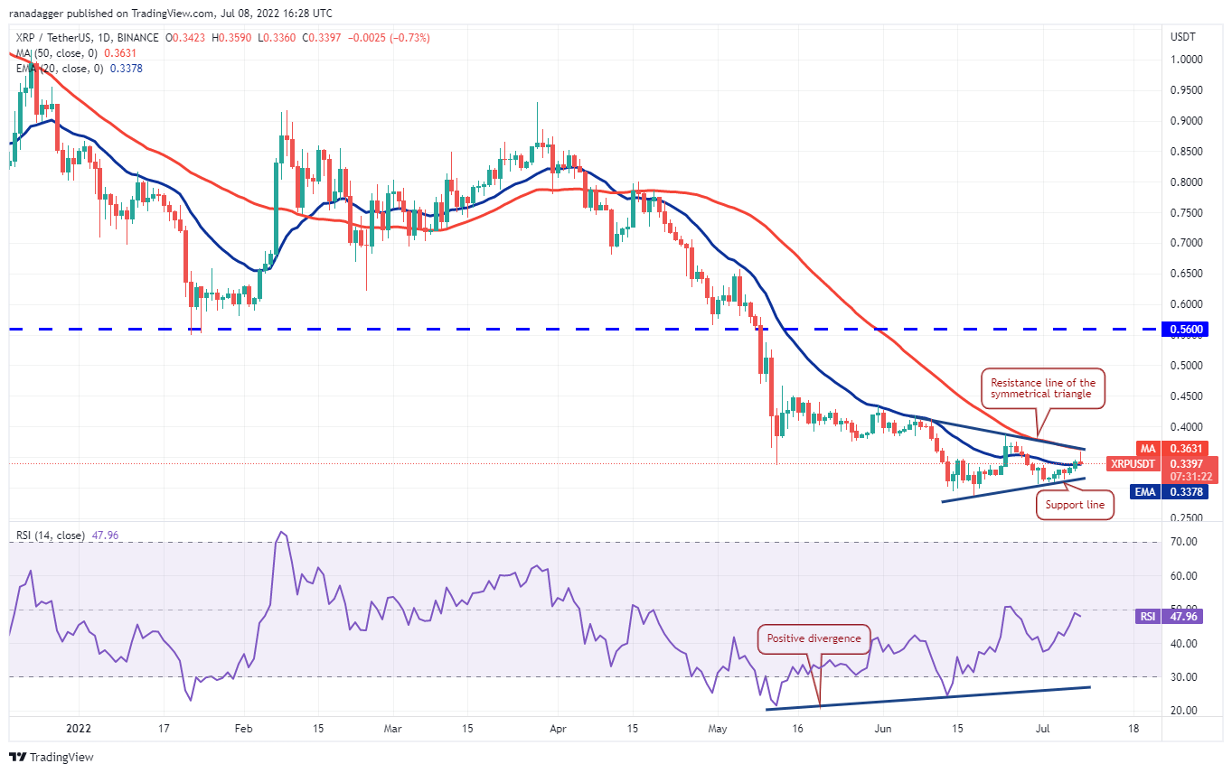 价格分析7/9: BTC、ETH、BNB、XRP、ADA、SOL、DOGE、DOT、SHIB、AVAX