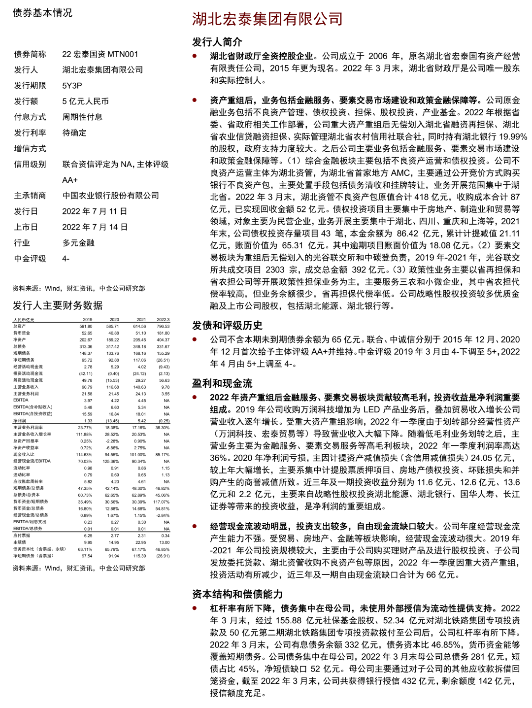 【中金固收·信用】中国短期融资券及中期票据信用分析周报