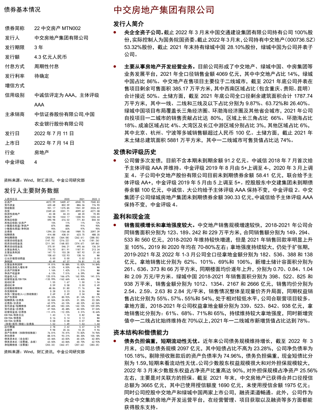 【中金固收·信用】中国短期融资券及中期票据信用分析周报