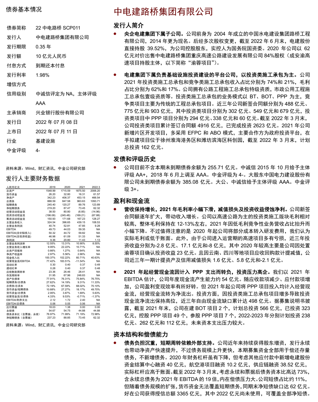 【中金固收·信用】中国短期融资券及中期票据信用分析周报
