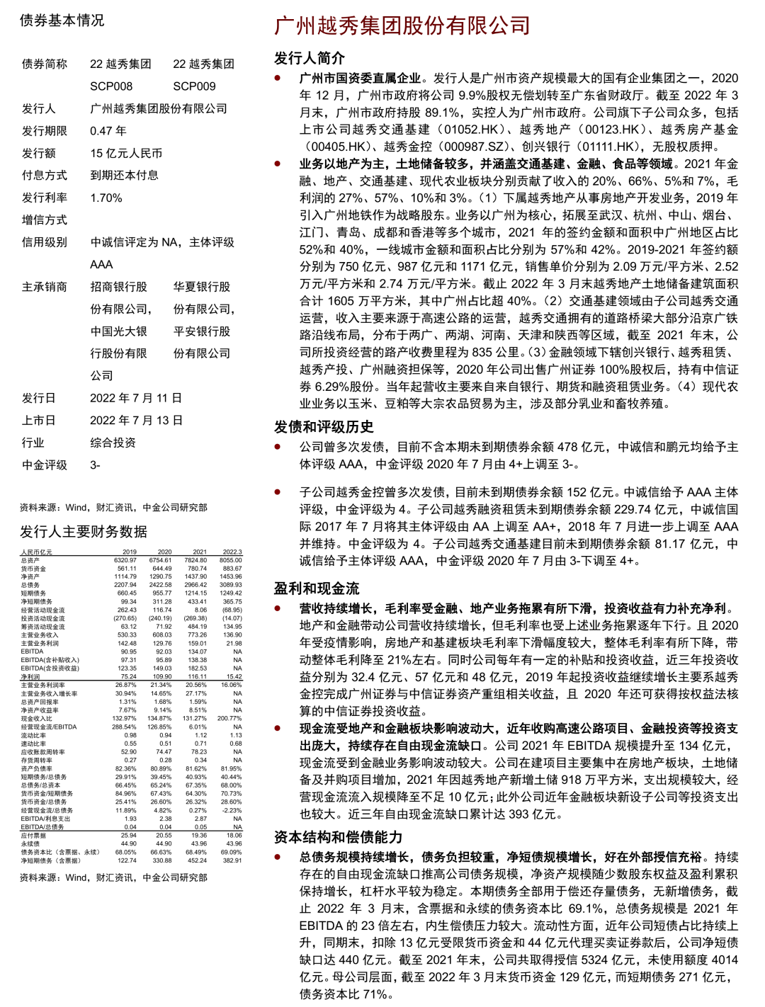 【中金固收·信用】中国短期融资券及中期票据信用分析周报