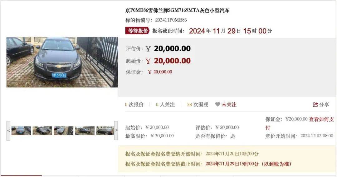今年第二期京牌小客车司法处置启动<strong></p>
<p>币圈督查</strong>，511辆车等你选