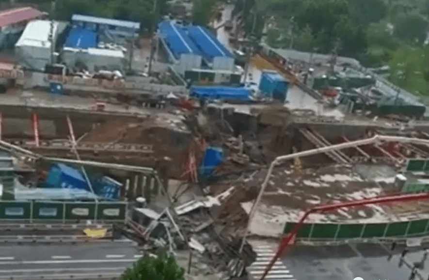 深圳一施工现场发生坍塌<strong></p>
<p>柚子币走势</strong>，13名作业人员失联