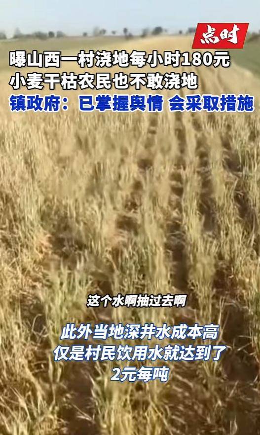 山西一地村民称村里浇地180元每小时<strong></p>
<p>交易员</strong>，多方回应