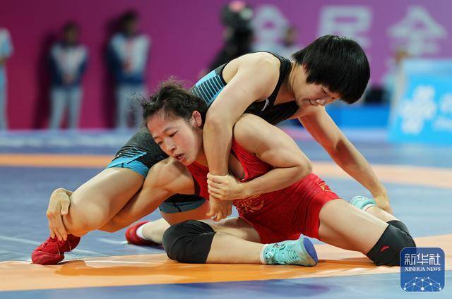 全运会丨朱江夺得摔跤女子自由式50公斤级冠军