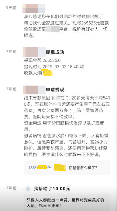 男子收到7年前捐赠退款<strong></p>
<p>比特币暴涨</strong>,受助人返还7001人近27万元善款
